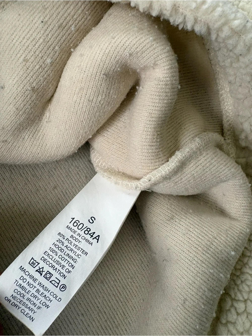 Kate Spade Sherpa Hoodie Size Small